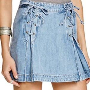 Free People Denim Skirt